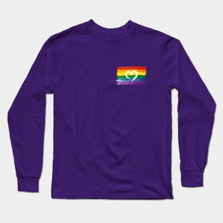 Love Has No Gender (pocket flag version) Long Sleeve T-Shirt